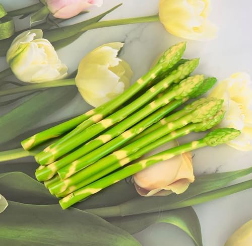 10 Pcs Realistic Plastic Asparagus Ornaments Decor Props