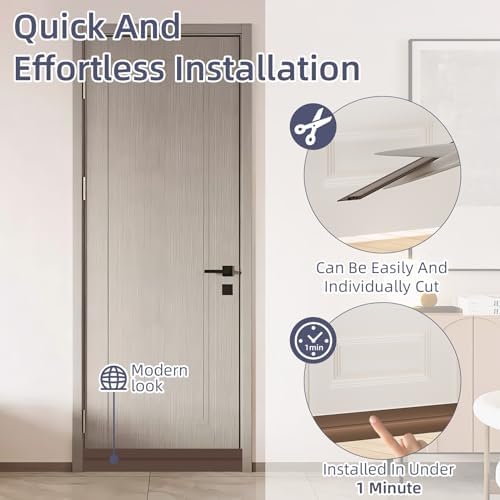 OXRQ Door Draft Stopper 39 Inch Brown