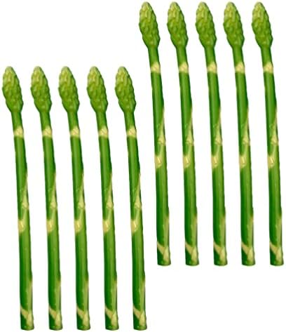 VOSAREA 10pcs Realistic Artificial Asparagus Decor