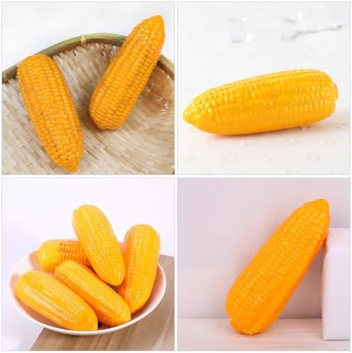 Garneck 4pcs Artificial Corn Realistic Decorative Props