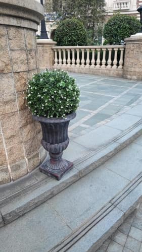 ALL SEASON GREEN Boxwood Ball Artificial Topiary Set of 2