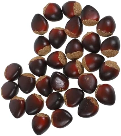 Zerodeko 60pcs Realistic Artificial Chestnut Decor