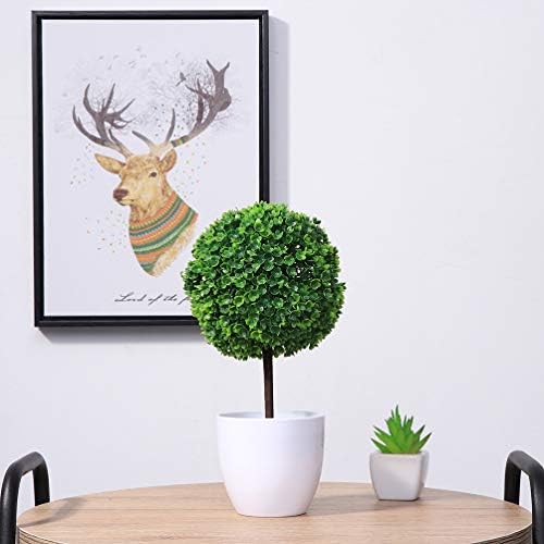 BESPORTBLE 2 Pcs Artificial Topiary Trees Farmhouse Decor