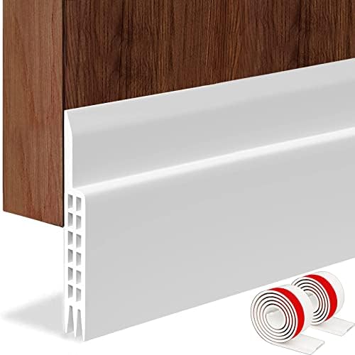 Suptikes 2PACK Door Draft Stopper 34 W x 39 L White