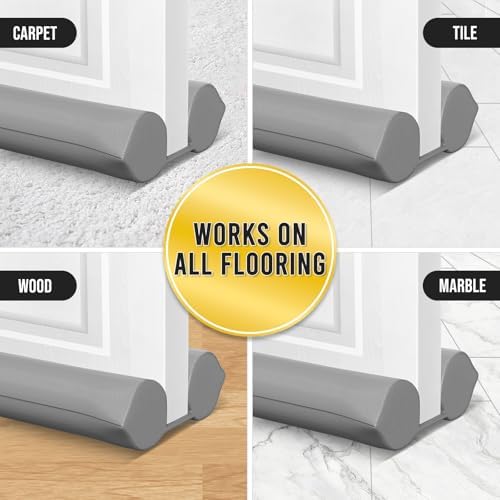 Comfyanno Under Door Draft Stopper - Gray