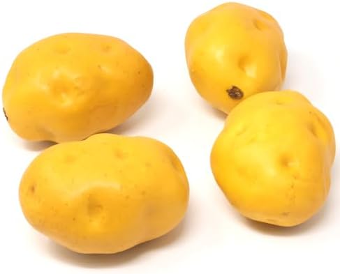 Honbay 4PCS Fake Potatoes Foam Artificial Vegetables Decor