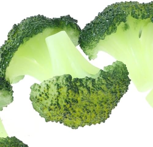 6 Pcs Artificial Broccoli for Kitchen and Decor Use
