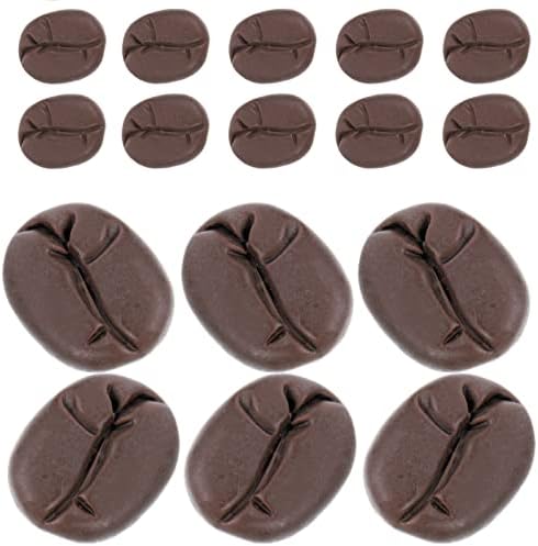 Toyvian Artificial Coffee Beans for DIY Craft and Cafe Display