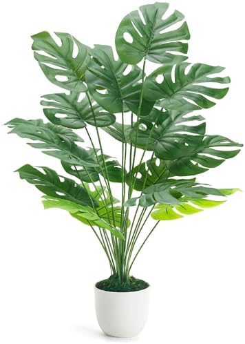 Der Rose 28 Inch Artificial Monstera Plant