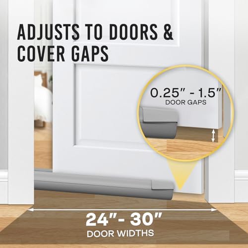 Comfyanno Under Door Draft Stopper - Gray