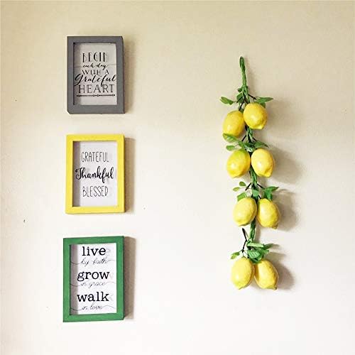 Velidy 5 Pack Artificial Lemon String Decor