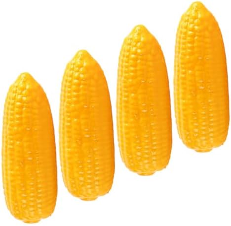 LOGOFUN 4pcs Fake Corn Artificial Corn Decor Prop