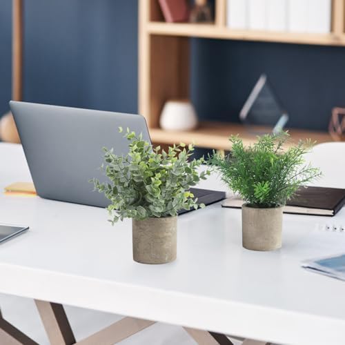 ALAGIRLS 4 Pack Artificial Plants Indoor Decor