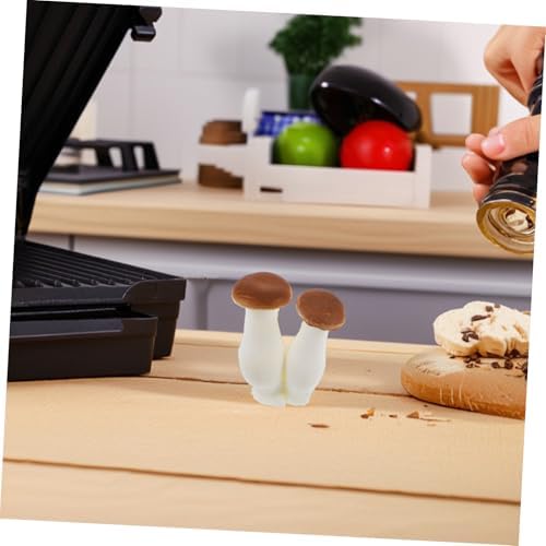 Realistic Fake Mushroom Figurine for Home Decor
