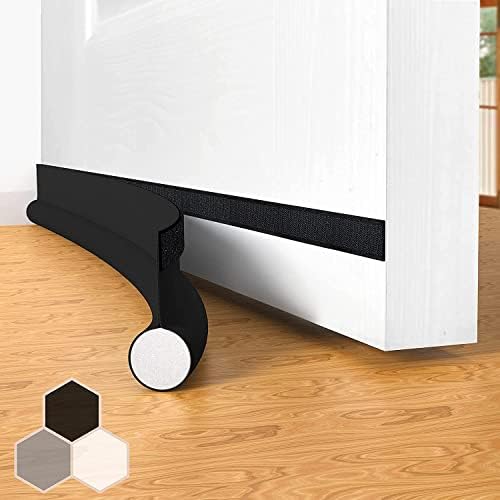 SYIPO One Sided Door Draft Stopper 37 Inch Black