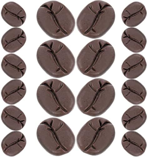 Toyvian Artificial Coffee Beans for DIY Craft and Cafe Display