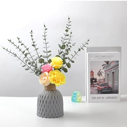 20Pcs Artificial Eucalyptus Stems for Decor