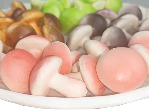 Mini Artificial Mushroom Decoration 40 PCS Set