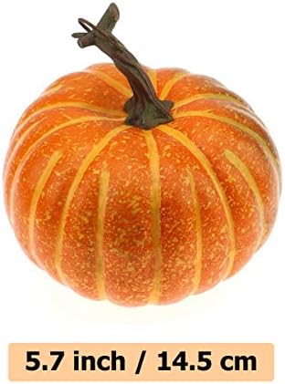 Gresorth 14cm Fake Yellow Pumpkin Artificial Decor