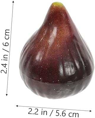 5Pcs Realistic Imitation Fig Models Decorative Fruit