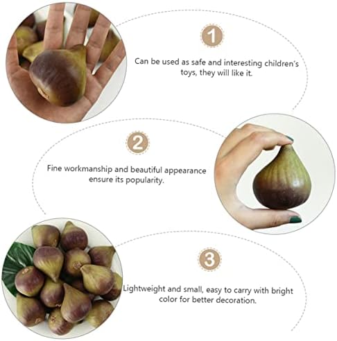 Cabilock 5Pcs Realistic Artificial Fruit Decorative Models
