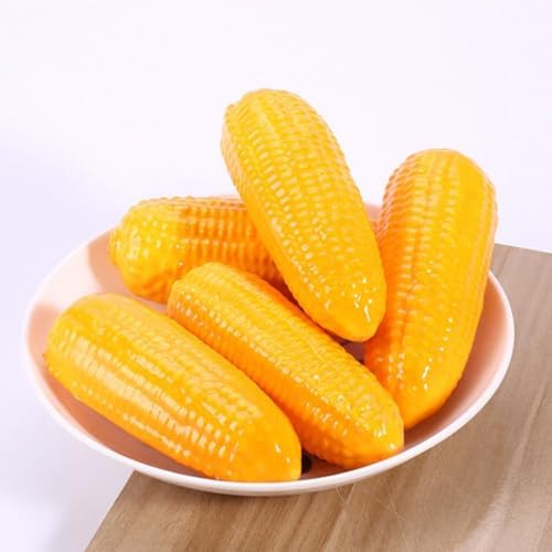 Garneck 4pcs Artificial Corn Realistic Decorative Props