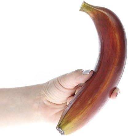 Factory Direct Craft Realistic Artificial Red Bananas Pack of 6
