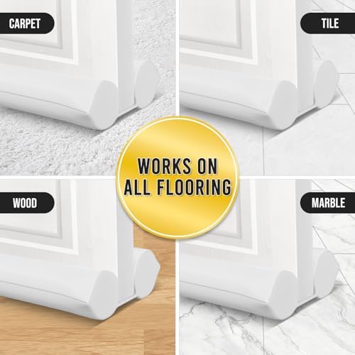 Comfyanno Under Door Draft Stopper - 30 to 36 Fit - Windproof Soundproof