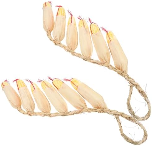 PRETYZOOM Realistic Artificial Corn Decorations 2pcs