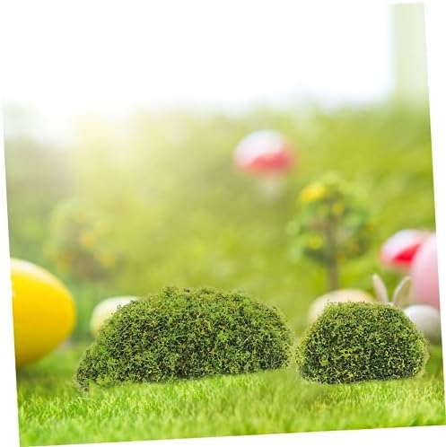 Luxshiny 12Pcs Artificial Moss Stones Decor