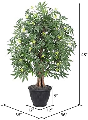 Vickerman 4 Foot Artificial Japanese Maple Bush