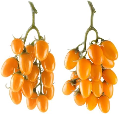 Lifelike Artificial Tomato String 2 Pack Yellow Tomato Decorations