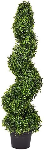 Vickerman Artificial Boxwood Spiral Tree 3 Foot Tall