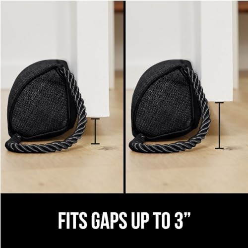 GORILLA GRIP Door Draft Stopper 36 Inch Black