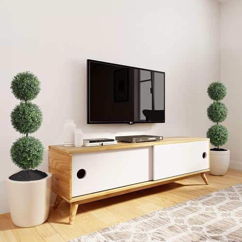 Momoplant 2 Pack Triple Ball Boxwood Topiaries