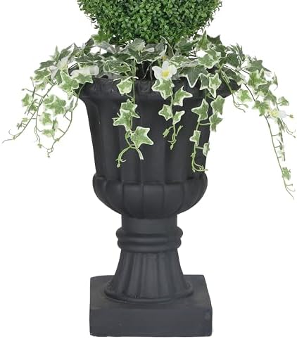 Puleo International 48 Inch Boxwood Artificial Topiary Tree