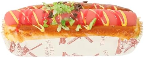 LUOZZY Realistic Hot Dog Bread Photo Prop Decor