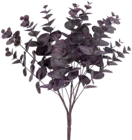 Vickerman 724354-19 Burgundy Spiral Eucalyptus Bush 2bag