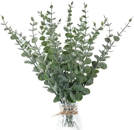20Pcs Artificial Eucalyptus Stems for Decor