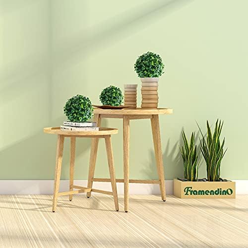 Framendino 6 Pack 4 Inch Artificial Topiary Plant Balls