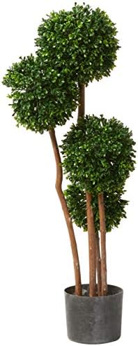 Nearly Natural 5486 Boxwood Topiary Artificial Tree Green