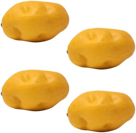 Honbay 4PCS Fake Potatoes Foam Artificial Vegetables Decor