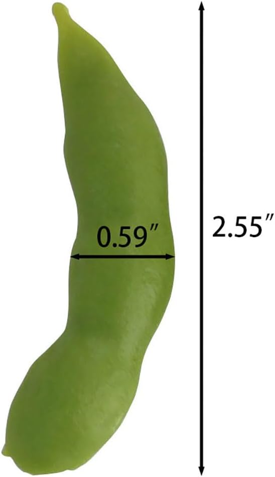 XGNG 24PCS Artificial Soybean Pods for Kitchen Display