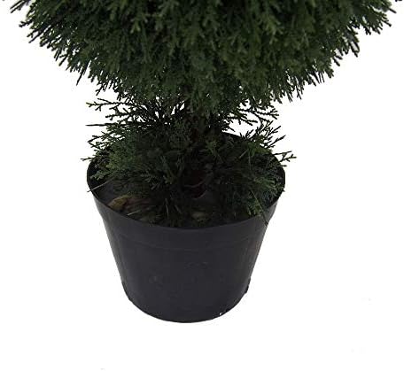 Vickerman 4 Artificial Cedar Topiary Plant