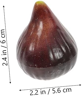 5Pcs Realistic Artificial Fig Models for Home Kitchen Display