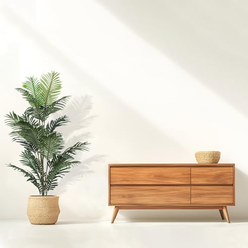 6ft Faux Palm Trees Set of 2 - Indoor Outdoor Artificial Tree