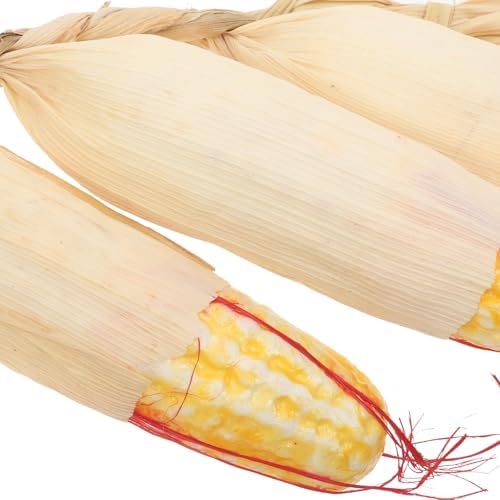 PRETYZOOM Realistic Artificial Corn Decorations 2pcs