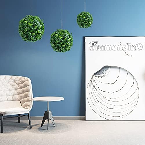 Framendino 6 Pack 4 Inch Artificial Topiary Plant Balls