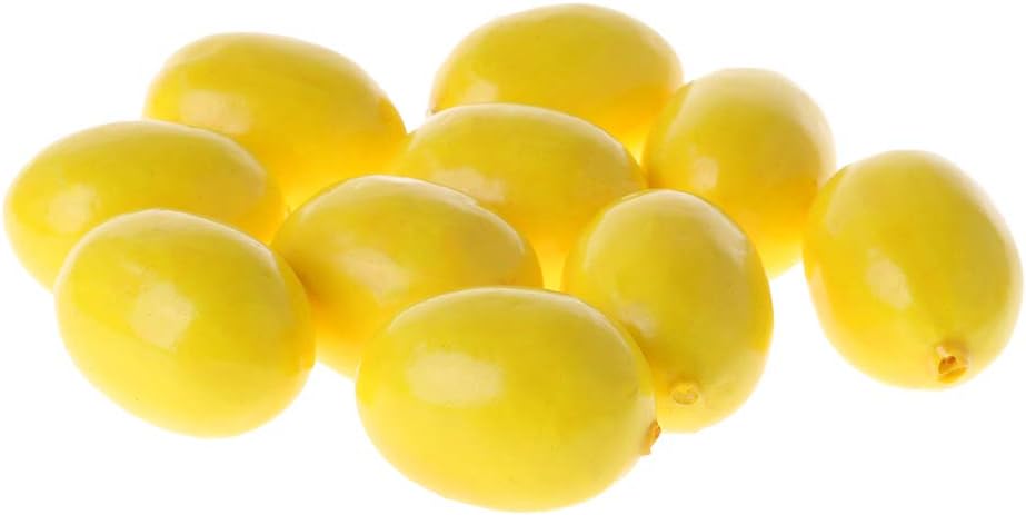 20pcs Artificial Lemon Display for Home Party Decor