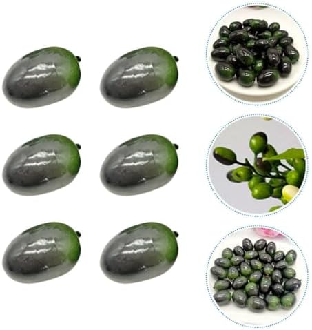 30pcs Fake Olive Foam Artificial Fruit Decor Props